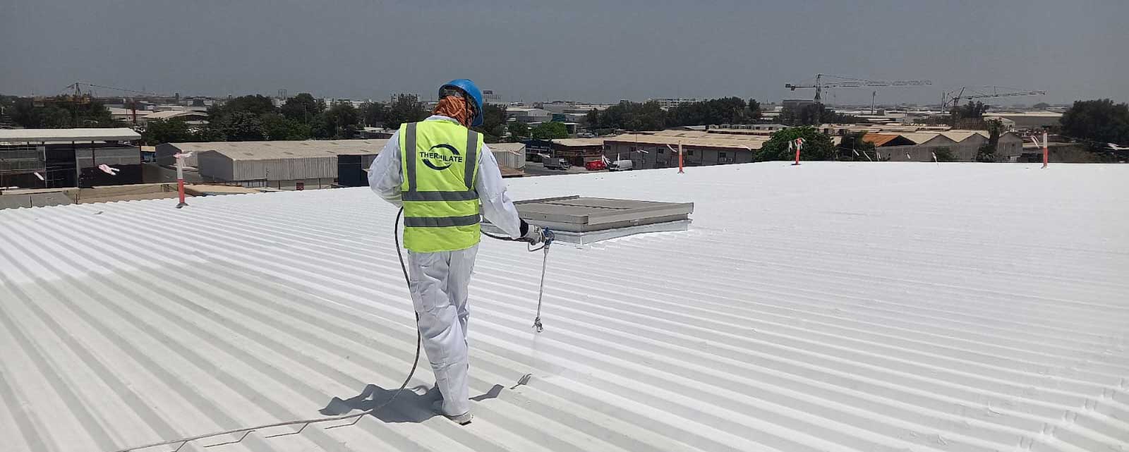 Metal Roof Waterproofing Dubai , UAE | Roof Coatings Dubai | Thermilte Middle East