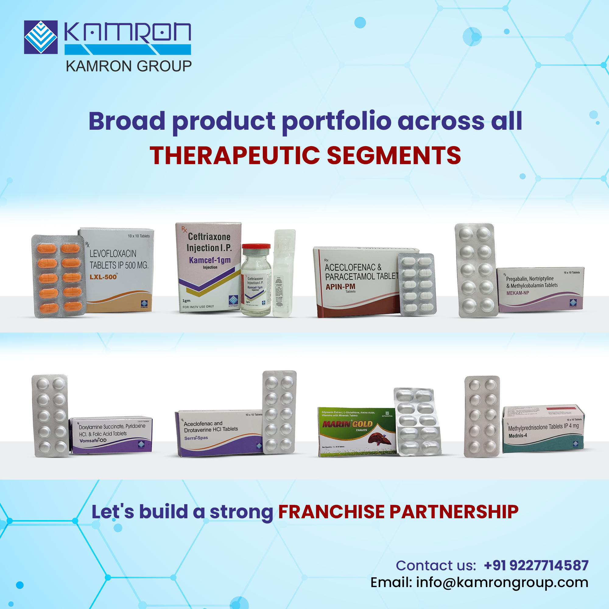 Kamron Group Now Listed on addonbiz.com - Leading PCD Pharma Franchise Company