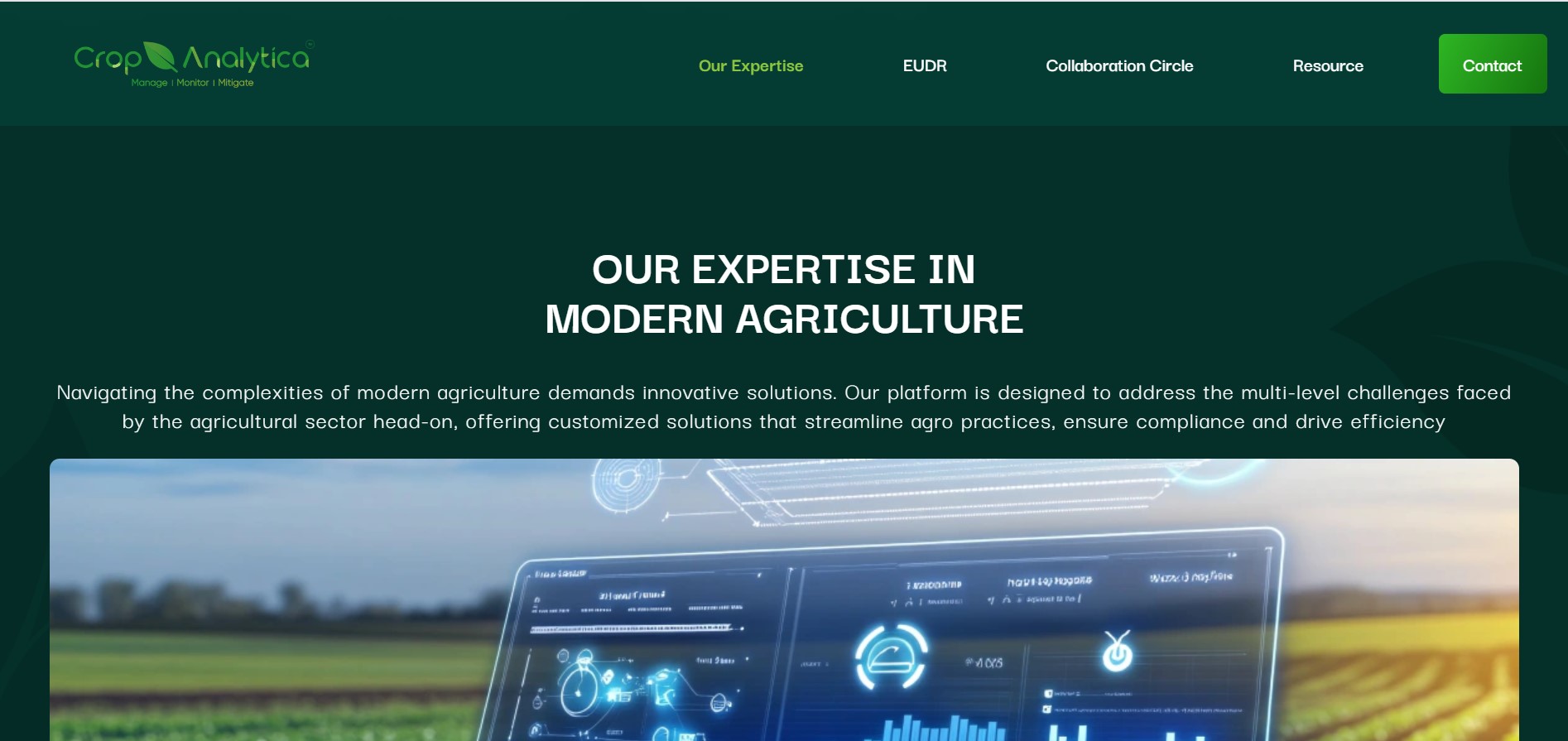 Crop Monitoring & Yield Prediction | Precision Agri Solutions