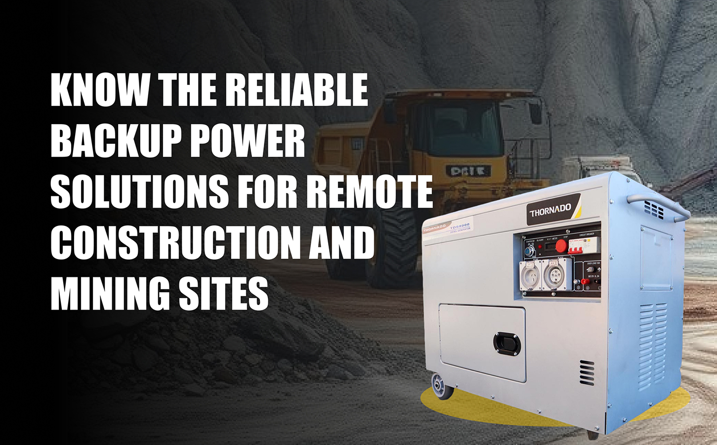 Reliable Backup Power Solutions for Mining & Construction