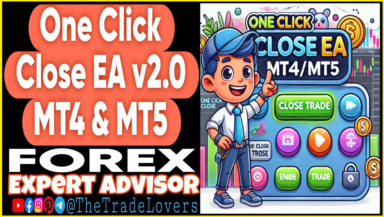 OneClickClose EA v2.0 MT4 MT5 (Works on Build 1431 ) | Forex Robot | Expert Advisor - Payhip