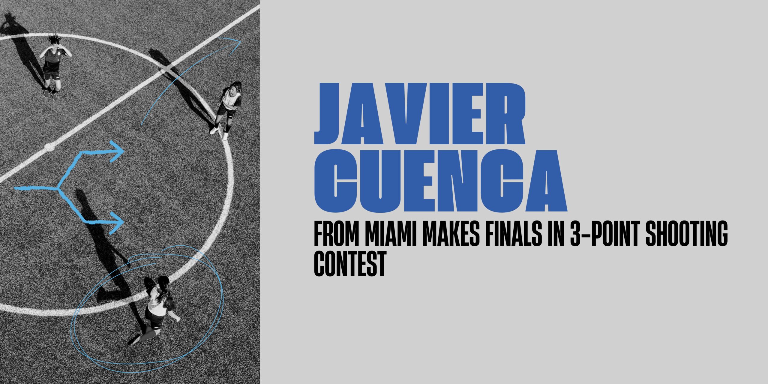 Javier Cuenca From Miami Makes Finals in 3-Point Shooting Contest