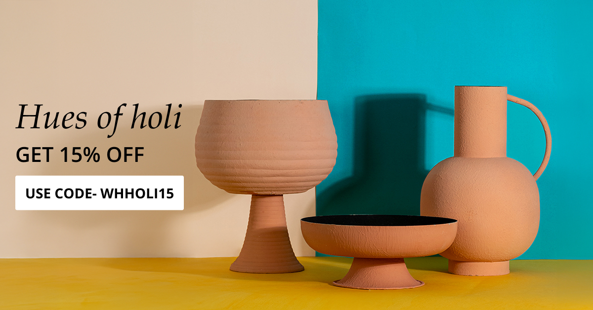 Holi Sale Flat 15% OFF | Decor and Lighting | Whispering Homes