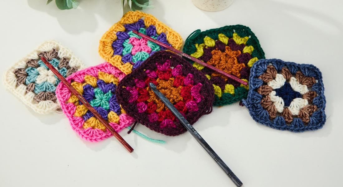 Learn How to Crochet Classic Granny Square and Design Possibilities  - Blog