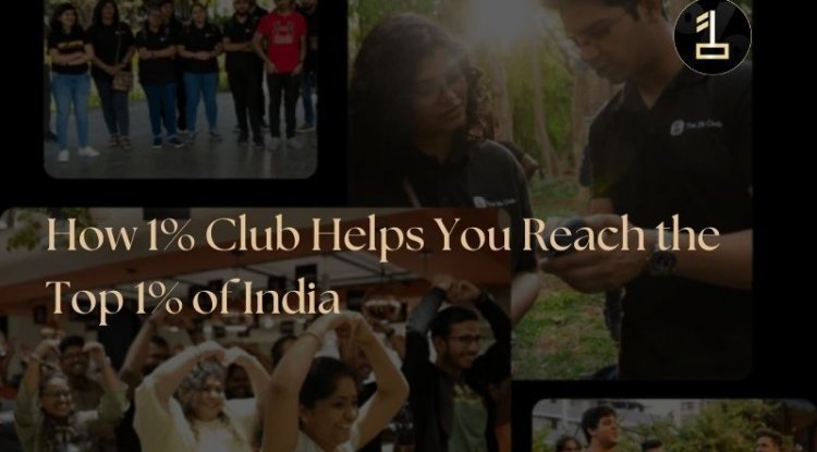 How 1% Club Helps You Reach The Top 1% of India - Random India