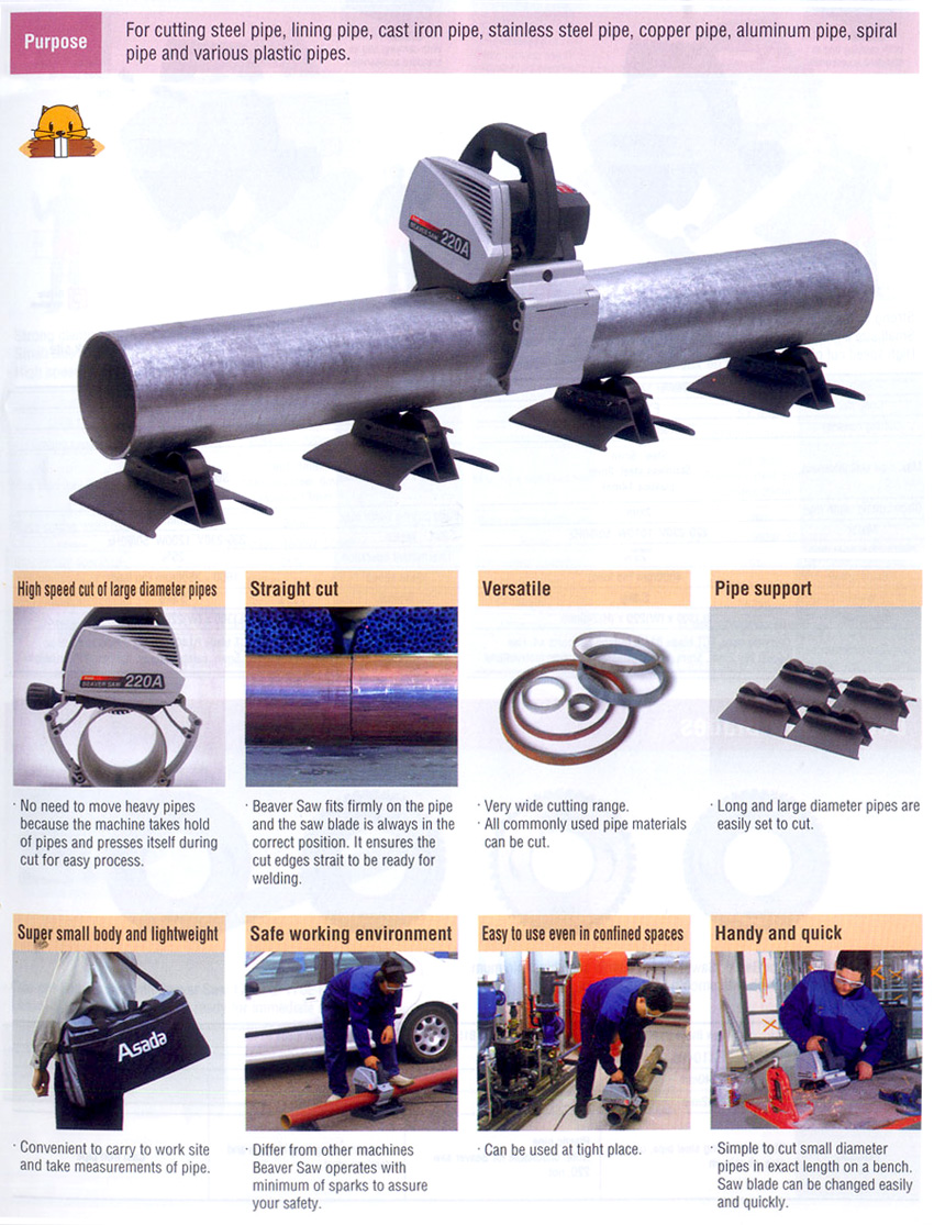 Pipe Threading Machines - ASADA CORPORATION