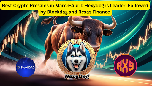 Best Crypto Presales in March-April: Hexydog is Leader, Followed by Blockdag and Rexas Finance - TechBullion