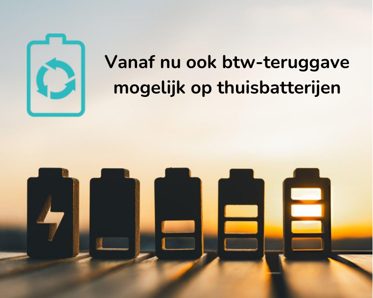 BTW teruggave thuisbatterijen - Batterij Plan