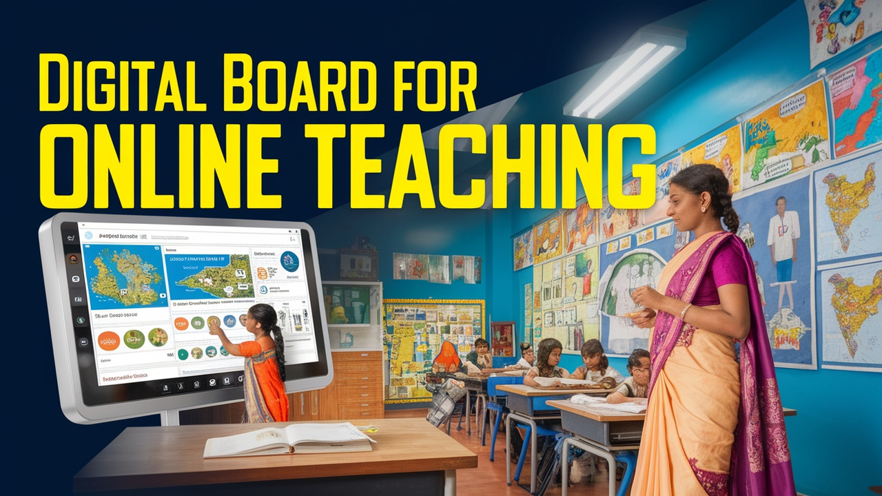 Digital Board for Online Teaching: Transforming Virtual Classrooms for Better Learning – Smart Infovision