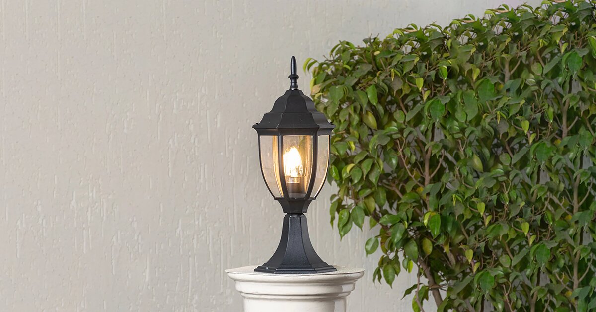 Outdoor Gate Lights | Gate Pillar Lights |  Whispering Homes