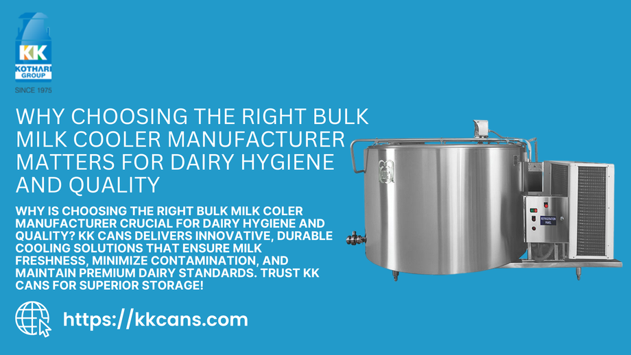 Why Choosing the Right Bulk Milk Cooler Manufacturer Matters for Dairy Hygiene and Quality - JustPaste.it