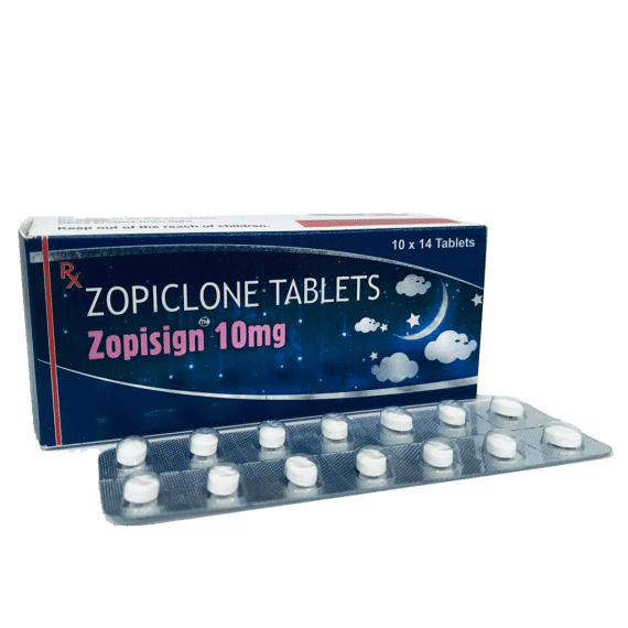 Shop Zopisign Zopiclone 10mg Tablets in UK - Next Day Delivery