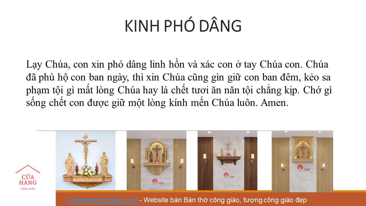 Kinh Phó Dâng - Công Giáo