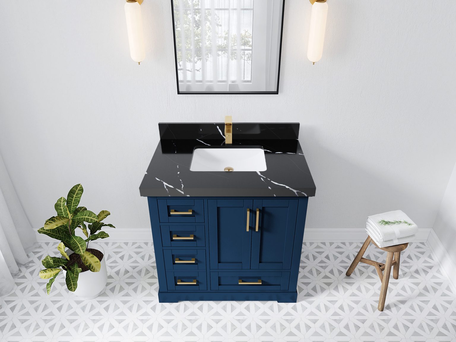 Vanity & Beyond: Making Your Bathroom Theme Flow