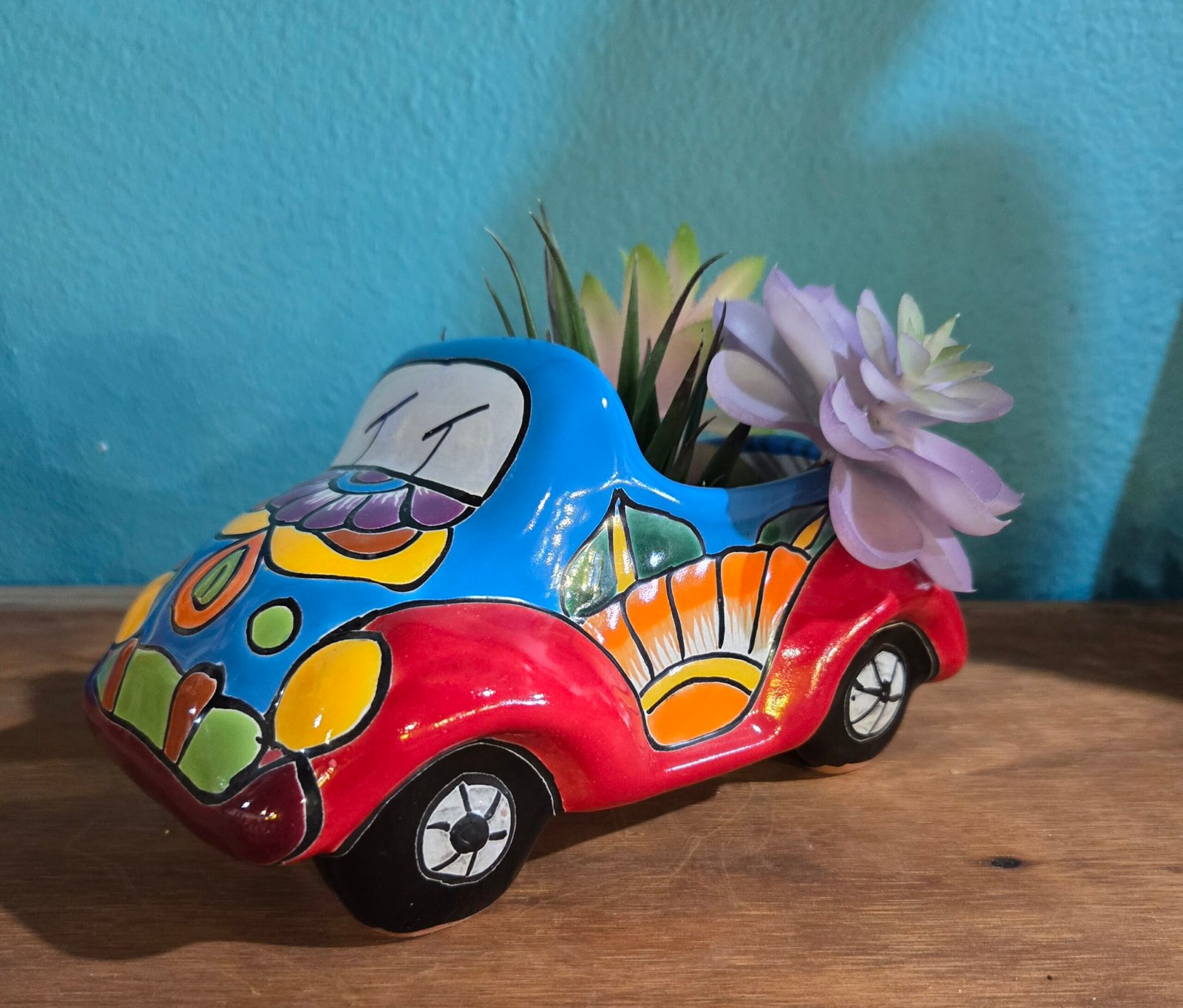 Car Planter Talavera Whimsical and Colorful Touch for Your Garden - BusinessMilestone
