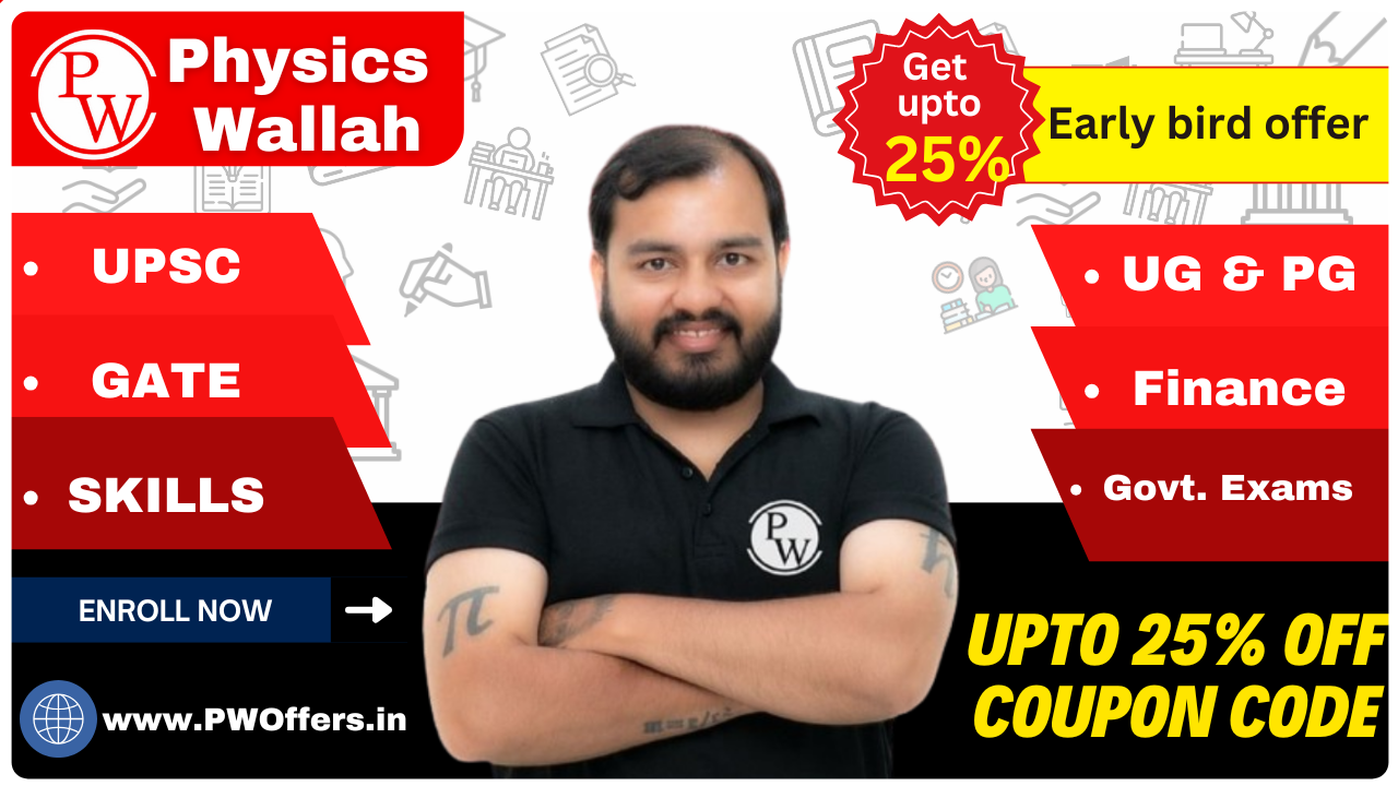 Grab & Explore Now Exclusive PW Coupon Code | PW Offers