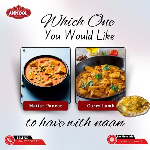 Proef de Smaak van India bij Anmool: Een Authentiek Indiaas Restaurant Nabij Schiphol