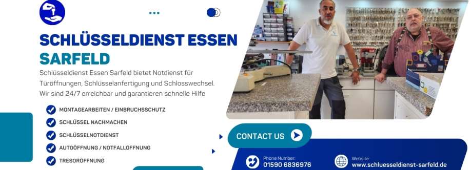 Schlüsseldienst Essen Sarfeld Cover Image