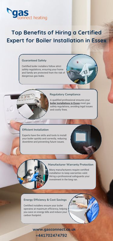 Top Benefits Of Hiring A Certified Expert For Boiler Installation In Essex