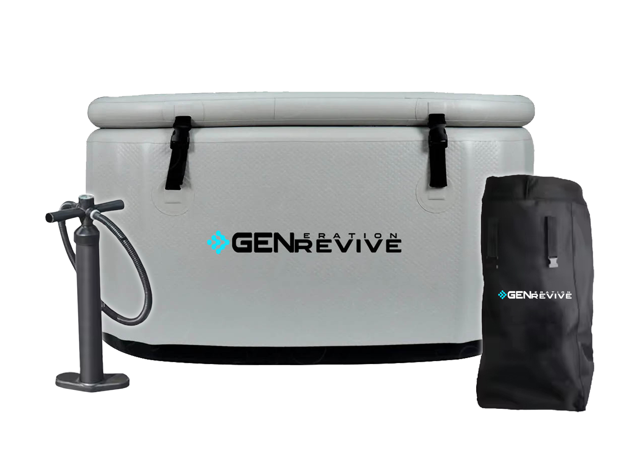 230L-360L Gray Cold Plunge for Two - GenRevive