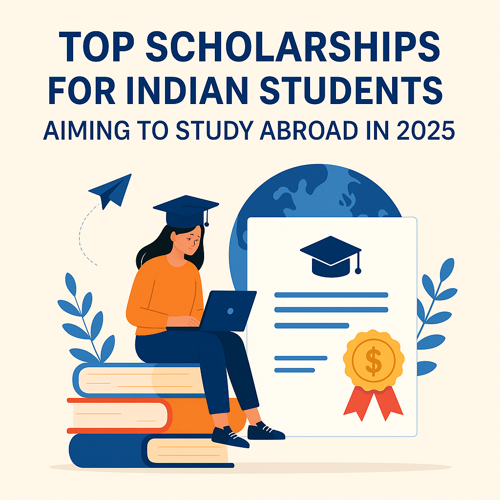 Top Scholarships for Indian Students Aiming to Study Abroad in 2025 – Amit Kakkar Easy Visa