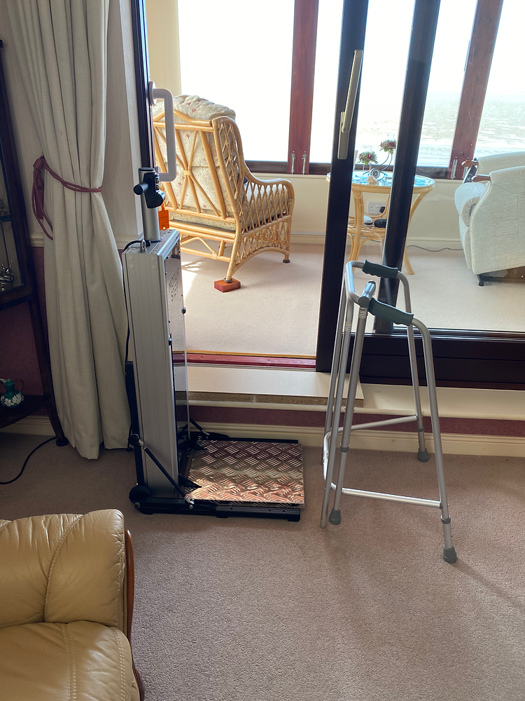 Lift for Home: Compact Step Lift Transforms Balcony Access