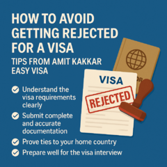 How to Avoid Getting Rejected for a Visa – Tips from Amit Kakkar Easy Visa | Free Podcasts | Podomatic