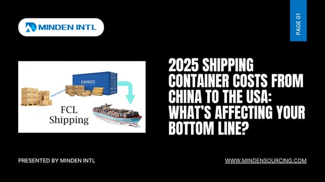2025 Shipping Container Costs from China to the USA: What’s Affecting Your Bottom Line?