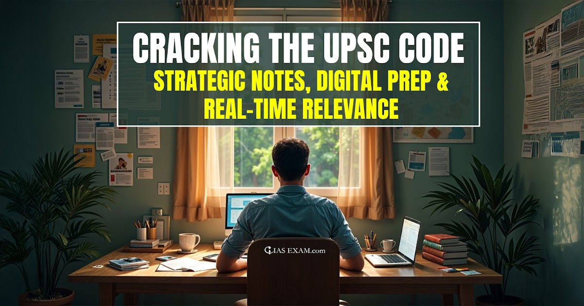IASExam: Cracking the UPSC Code: Strategic Notes, Digital Prep & Real-Time Relevance