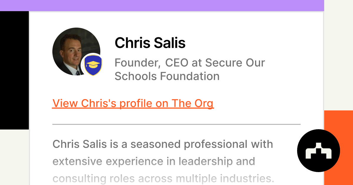 Chris Salis: Startup Strategist & School Safety Advocate