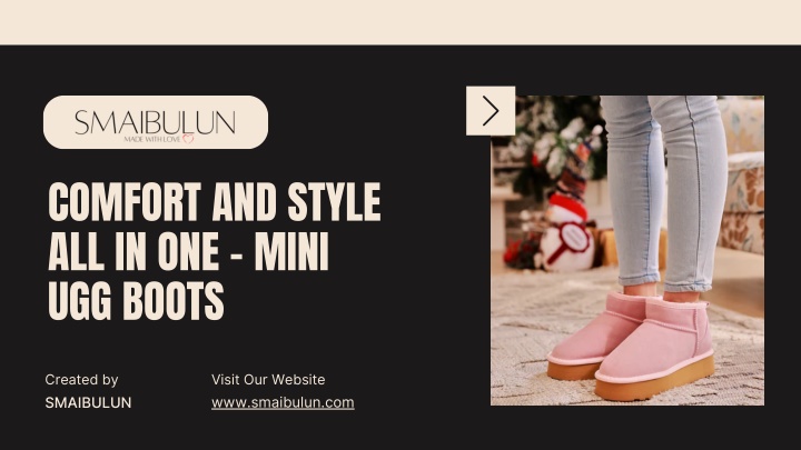 Comfort and style all in one – Mini UGG boots