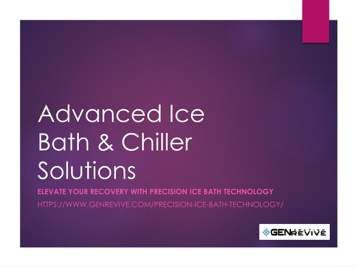 PPT - Advanced Ice Bath & Chiller Solutions PowerPoint Presentation - ID:14198247