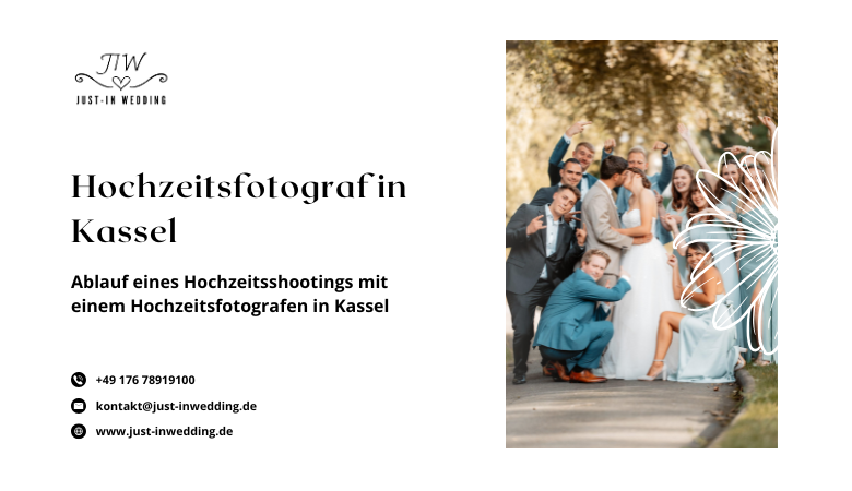 Ablauf eines Hochzeitsshootings mit einem Hochzeitsfotografen in Kassel – Just-in Wedding