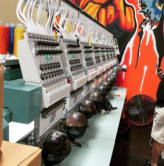 Custom Print on Demand Embroidery on Hats, Fabric & Shoes