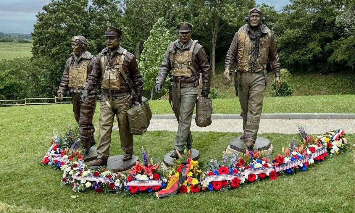 American Airlines Cargo helps unveil 8th Air Force monument in Normandy
