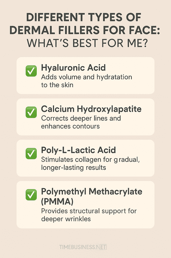 Different Types of Dermal Fillers for Face: What’s Best for Me? - Biz DirectoryHub