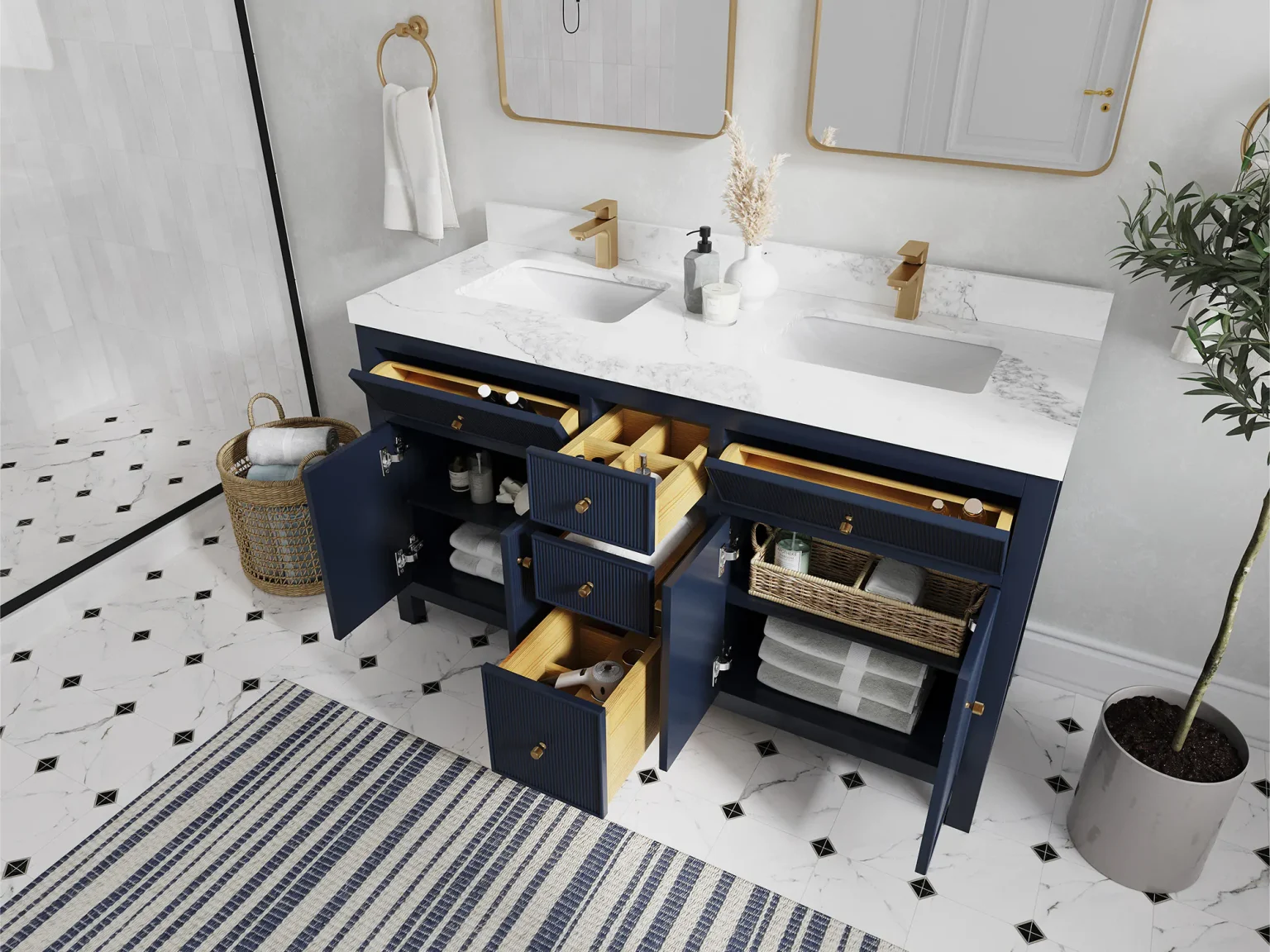 Discover Elegant Wood Bathroom Vanities in Atlanta