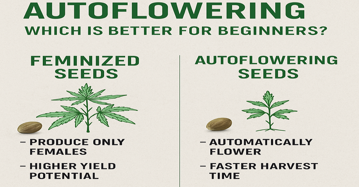 Feminized vs. Autoflowering Seeds: Which is Better for Beginners?