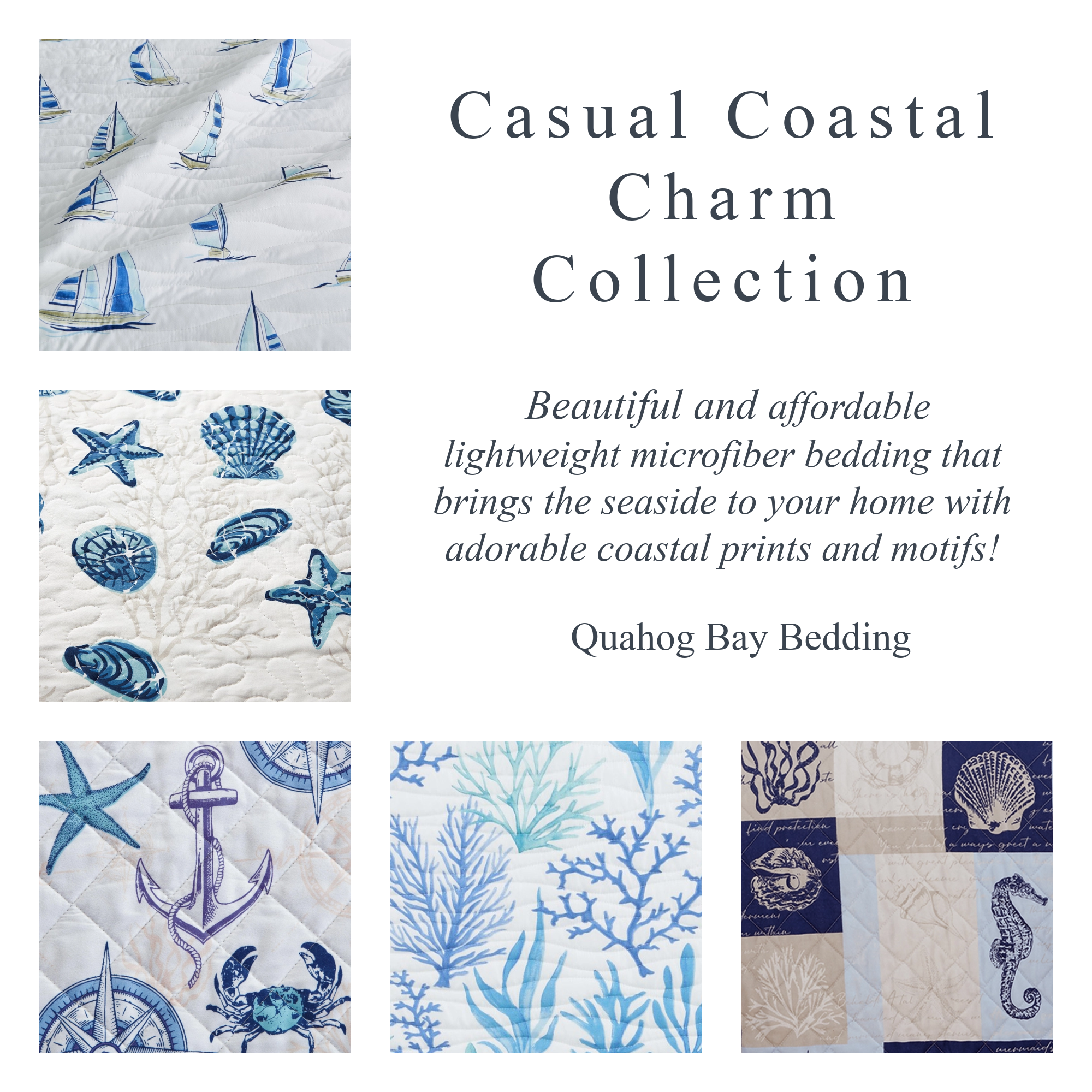 Introducing Our New Casual Coastal Charm Collection ~ Quahog Bay