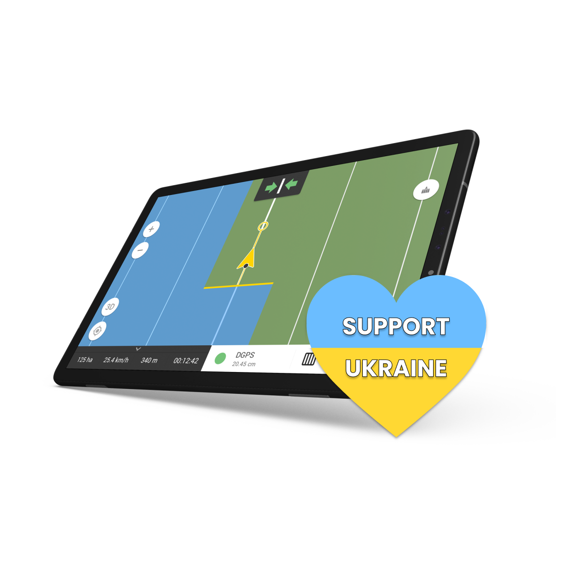 Tractor GPS Navigation, Map of Farming (Premium subscribe)