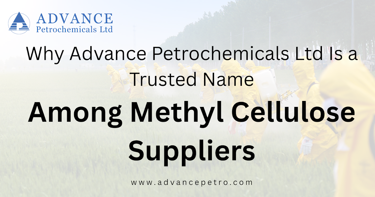 Why Advance Petrochemicals Ltd Is a Trusted Name Among Methyl Cellulose Suppliers
