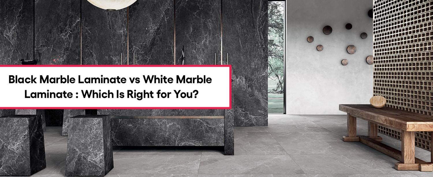 Black Marble Laminate vs White Marble Laminate | Jain Marble