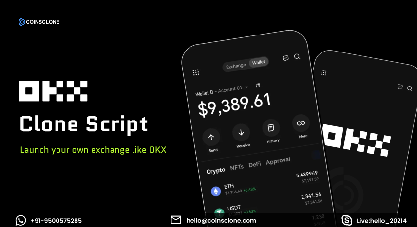 OKX Clone Script | White Label OKX Clone | OKX Clone App