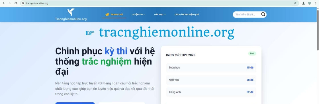 Trắc Nghiệm Online Cover Image