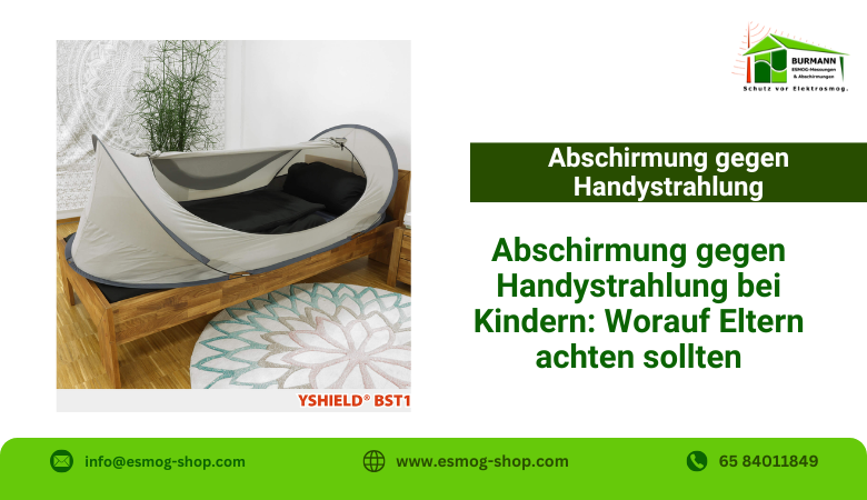 Esmog Shop — Abschirmung gegen Handystrahlung bei Kindern: Worauf Eltern achten sollten