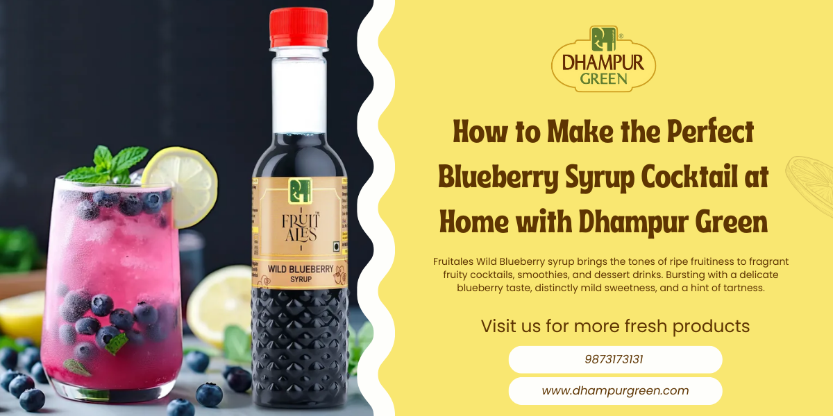 How to Make the Perfect Blueberry Syrup Cocktail at Home with Dhampur Green | by Dhampur Green | Aug, 2025 | Medium
