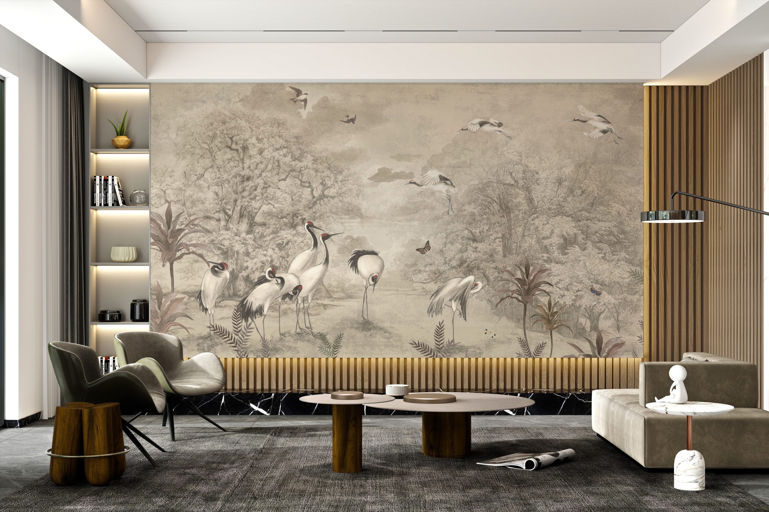 Thinking Beyond the Feature Wall Murals in Unexpected Spaces - Bcrelx