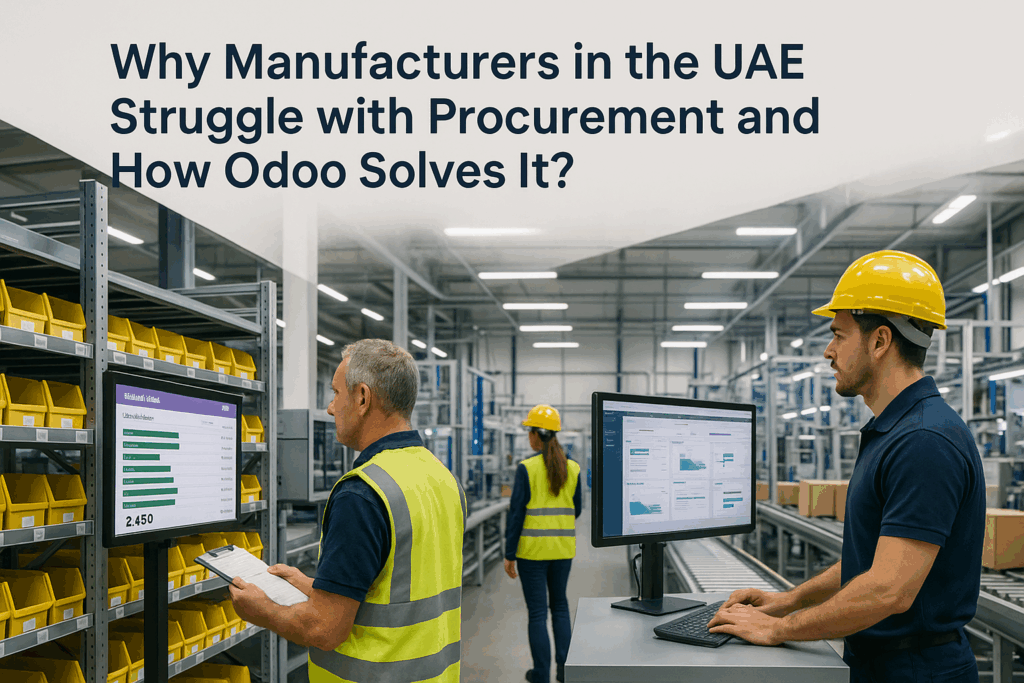 Why Manufacturers in the UAE Struggle with Procurement and How Odoo Solves It?