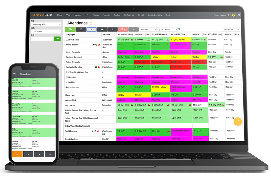 Cloud-Based Time and Attendance System | Chronicle Online