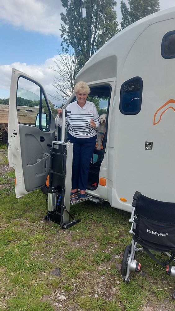 Motorhome Step Lift for Horse Shows | Regain Travel Freedom